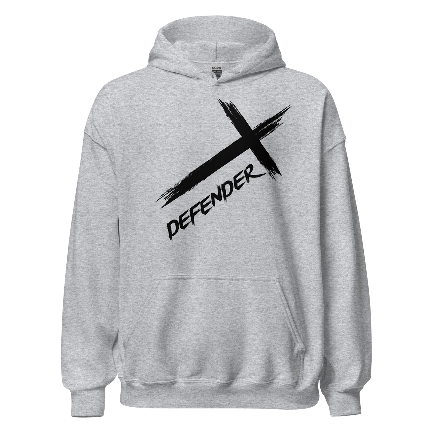 DEFENDER X GREY HOODIE