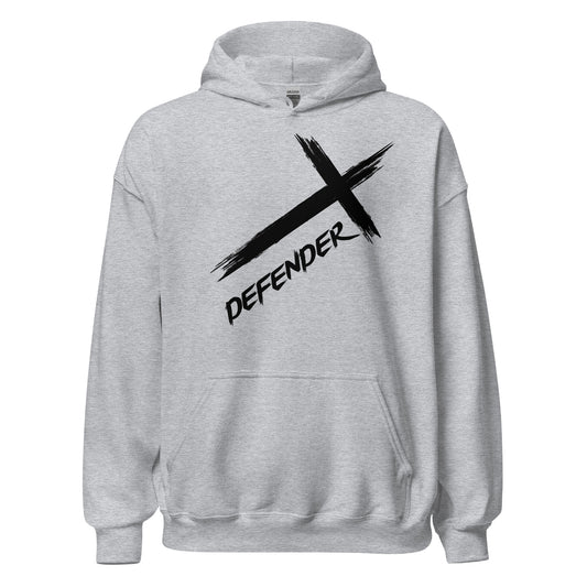 DEFENDER X GREY HOODIE